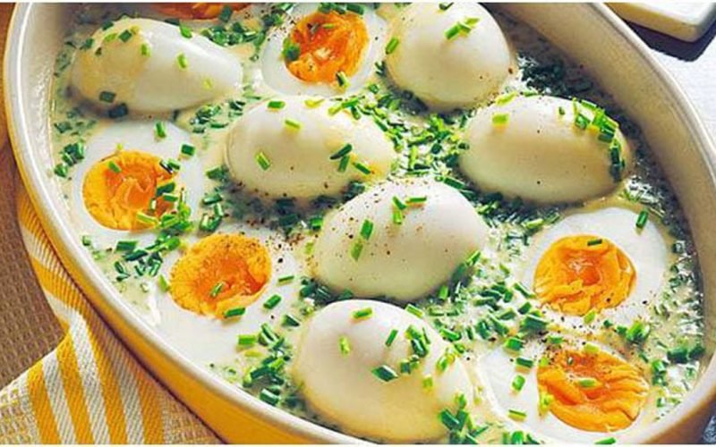 Eier in Senfsoße musste mal wieder sein - Omas beste Rezepte
